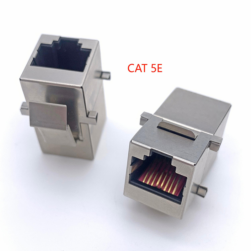 全屏蔽RJ45網絡轉接頭CAT5E